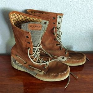 Sperry Jupiter Lace-up Tall Boat Boot Top-siders